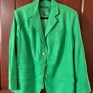 Ralph Lauren Vibrant Green Women's Blazer